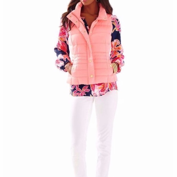 Lilly Pulitzer Jackets & Blazers - Lily Pulitzer Isabelle Puffer Vest Size XS